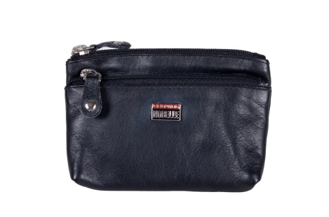 kožená klíčenka zip