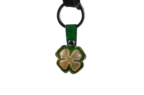 kožený přívěšek na klíče