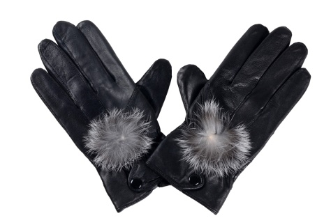 kožené rukavice dámské