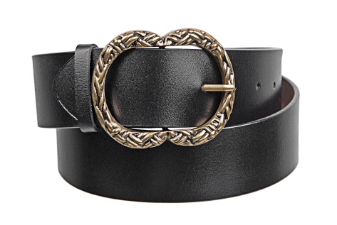 Dámský kožený opasek široký