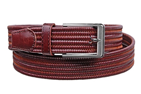 Kožený opasek s elastanem