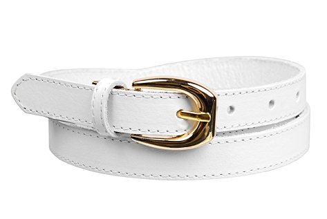 Kožený dámský opasek tenký