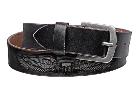 Kožený opasek, vyražená křídla SQU ECO-EAGLE