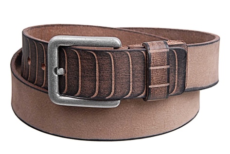 Kožený opasek, šířka 4 cm