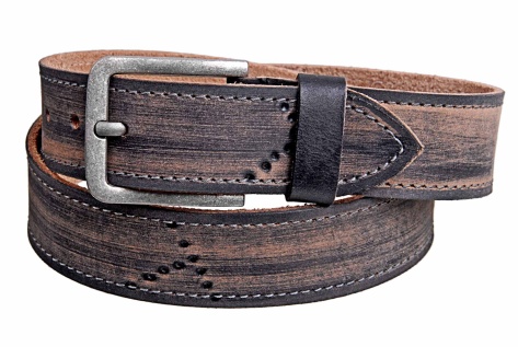 Kožený opasek, šířka 4 cm