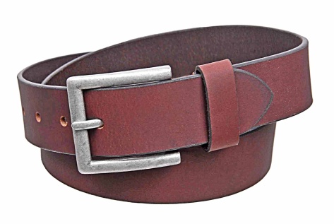 Kožený opasek SQU C.O.P., 4 cm