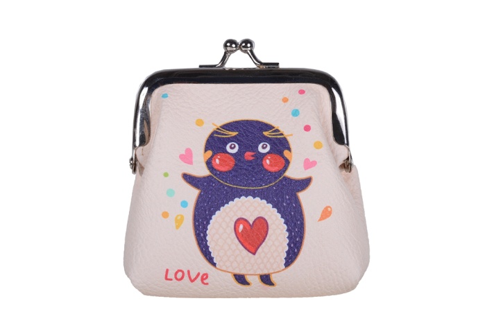 detail dětská peněženka na mince