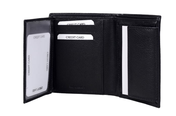 detail kožená peněženka vysoká