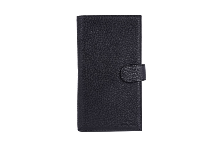 detail kožené pouzdro diář, šeky