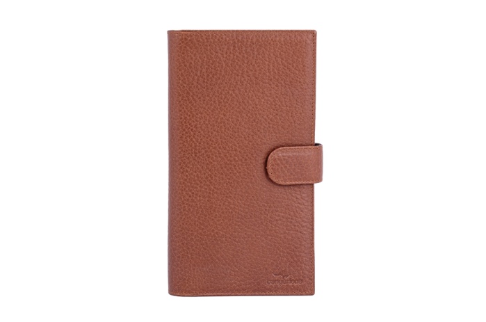 detail kožené pouzdro diář, šeky