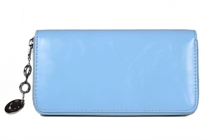 detail koženková peněženka dlouhá