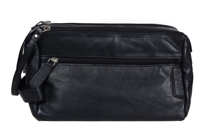 detail kožená pánská etue