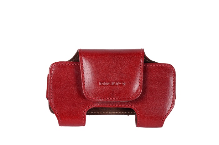 detail kožené pouzdro