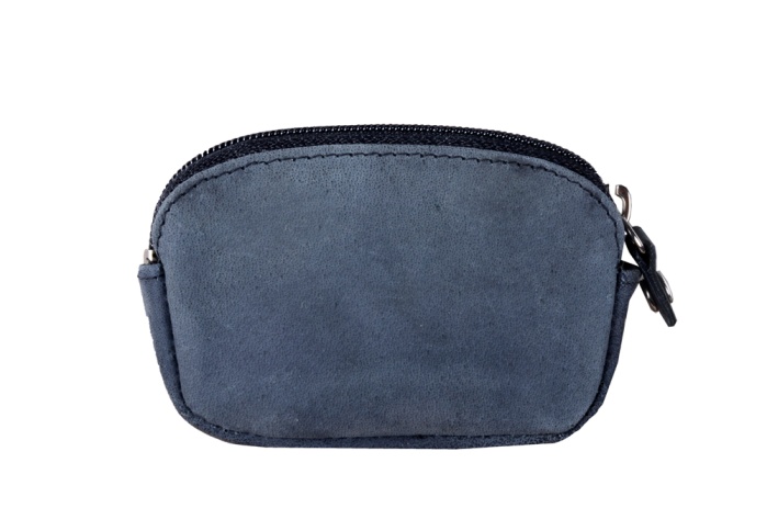 detail kožená klíčenka