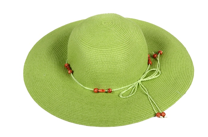 detail letní klobouk