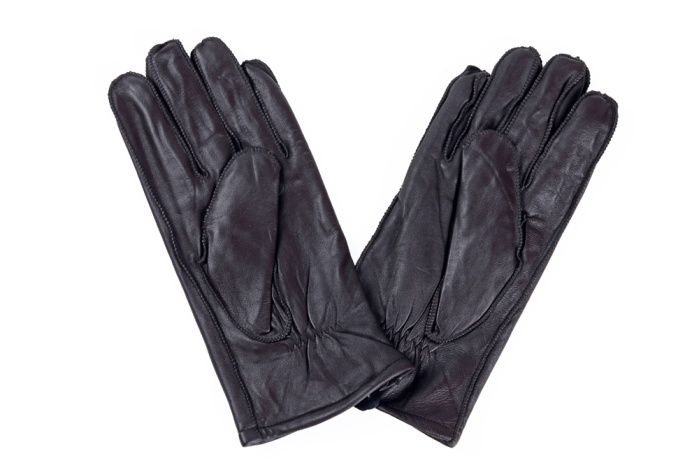 detail kožené rukavice pánské