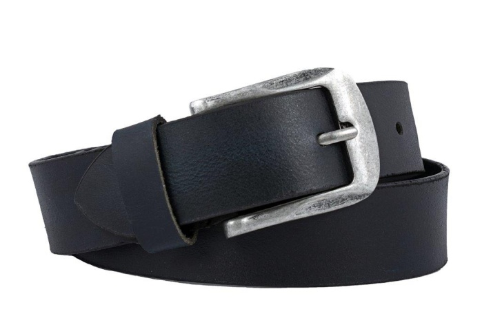 detail Kožený opasek SQU COP PLAIN, 40 mm