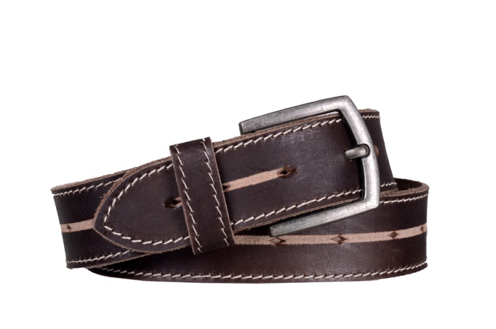 detail kožený opasek 40mm
