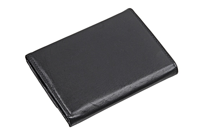 detail kožená peněženka klopnová šir.