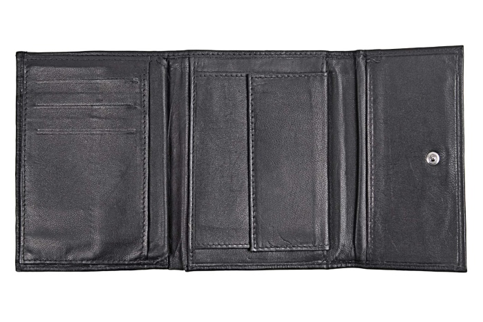 detail kožená peněženka klopnová šir.