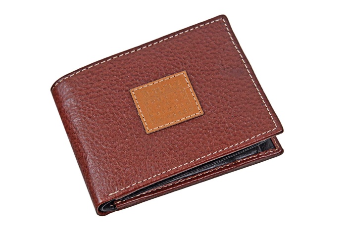 detail kožená peněženka široká