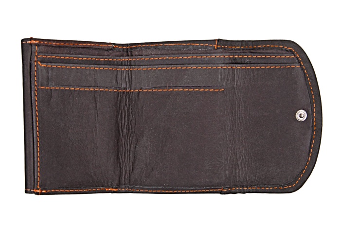 detail kožená dámská peněženka