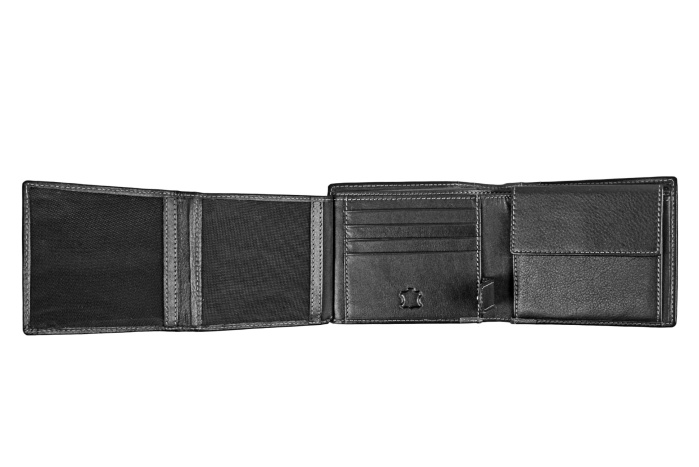 detail Kožená pánská peněženka široká