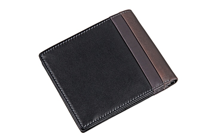 detail Kožená pánská peněženka široká