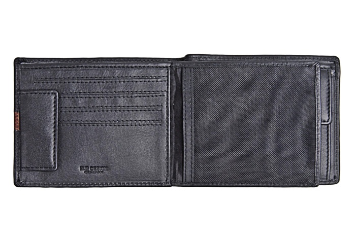 detail kožená peněženka široká