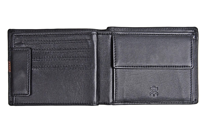 detail kožená peněženka široká