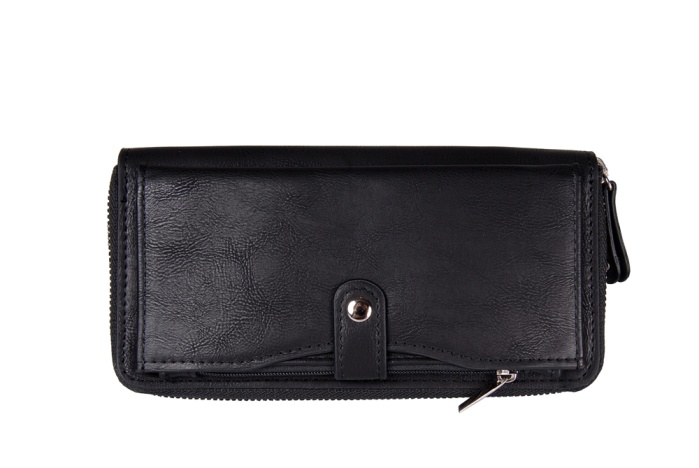 detail koženková peněženka dlouhá