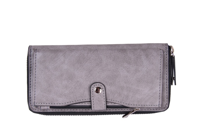 detail koženková peněženka dlouhá