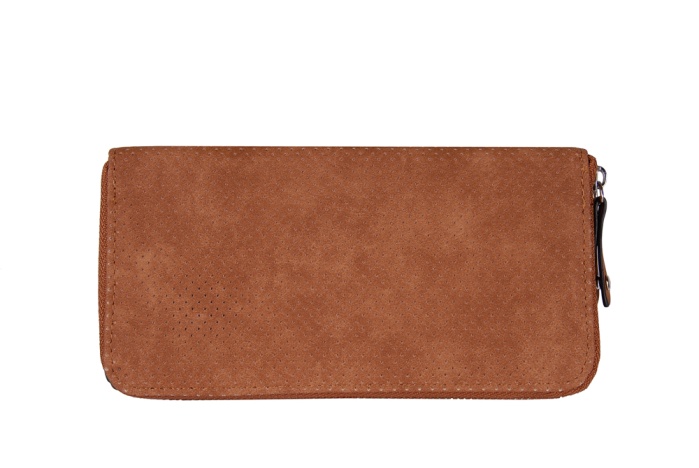 detail koženková penálová peněženka