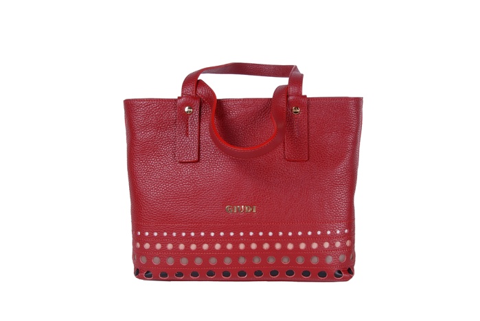 detail Kožená kabelka