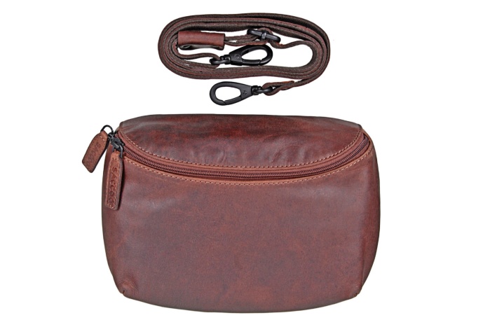 detail Kožená taštička GRAZIE