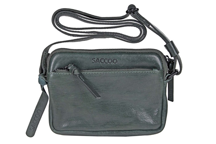 detail Kožená taštička přes rameno PESCIA