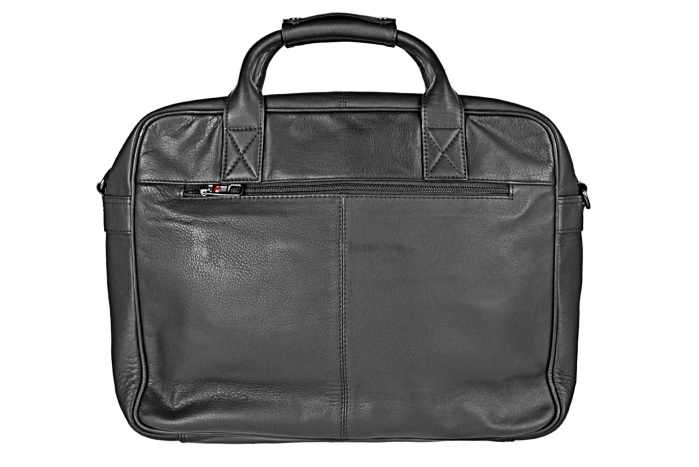 detail Kožená cestovní taška