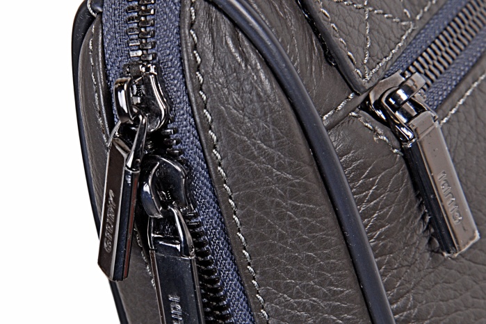 detail Kožený shopper