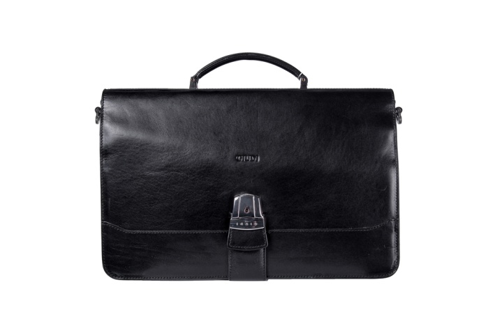 detail kožená aktovka