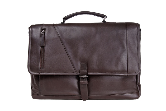 detail kožená aktovka