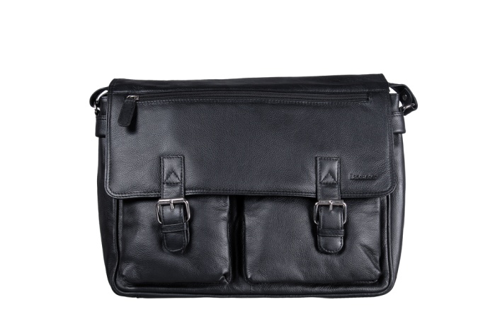 detail Kožená business taška