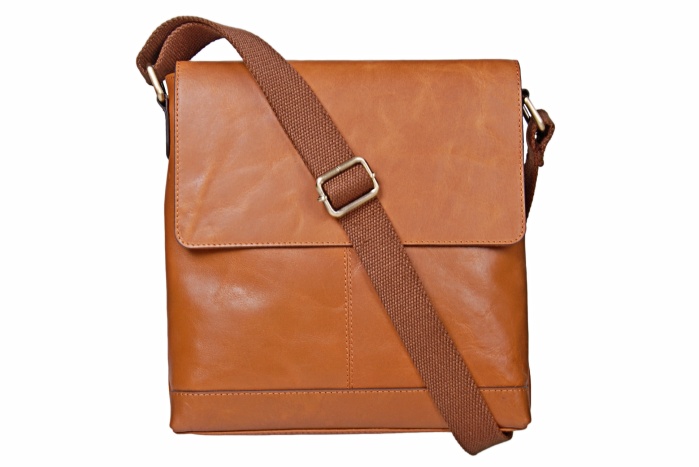 detail Kožený shopper