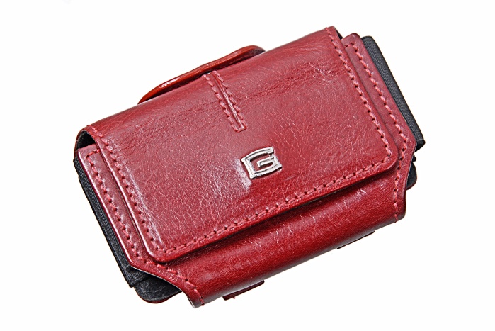 detail kožené pouzdro