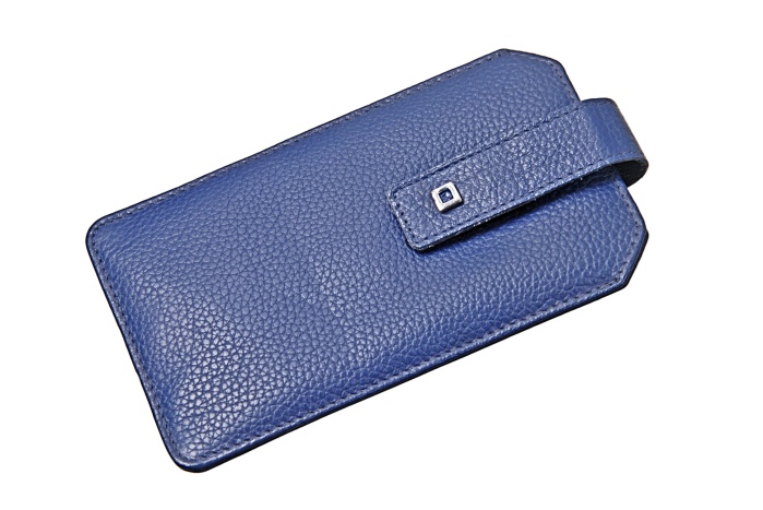 detail kožené pouzdro SMARTPHONE TINTA