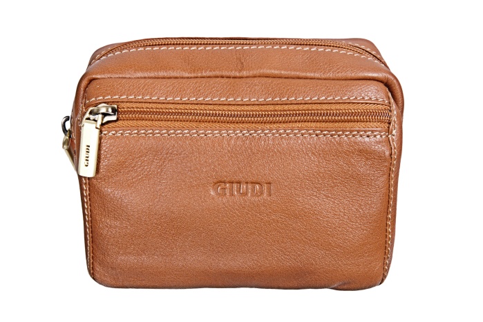 detail Kožená taštička za opasek