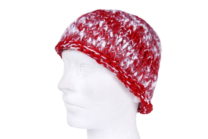 detail dámská zimní čepička