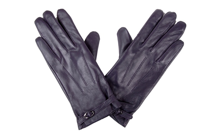 detail kožené rukavice dámské