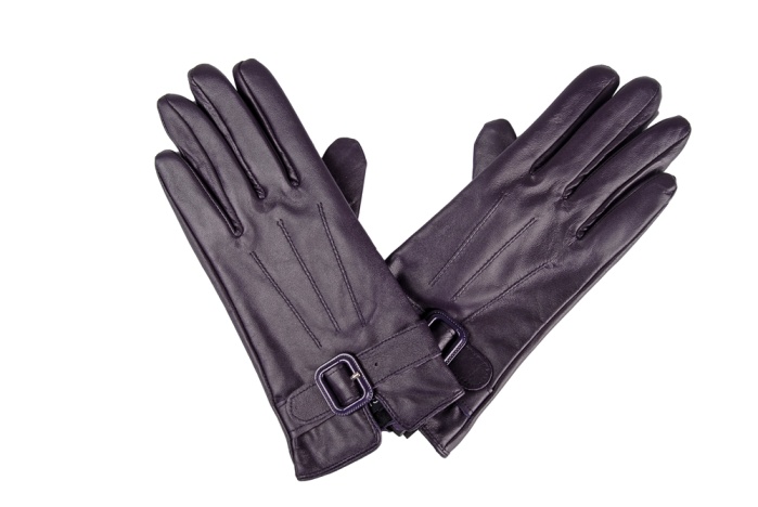 detail kožené rukavice dámské
