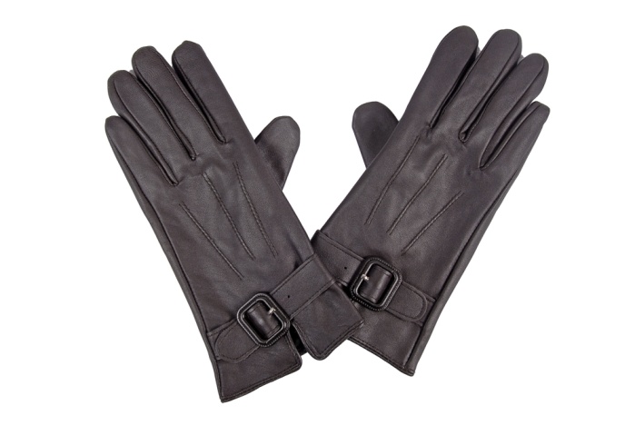 detail kožené rukavice dámské