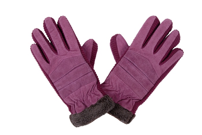 detail kožené rukavice dámské